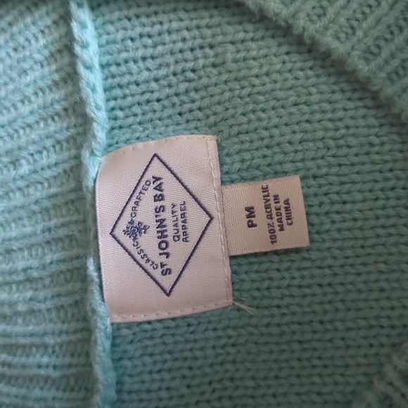 St. John's Bay Sweater Size Petite Medium - Picture 7 of 8